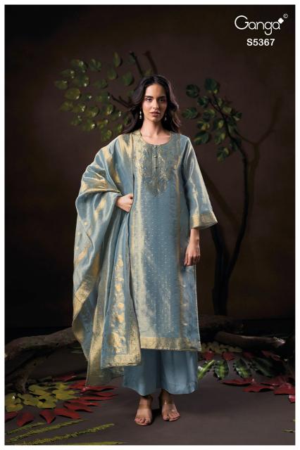 Ganga cyndie 5477 dress materials wholesale and manufacturers